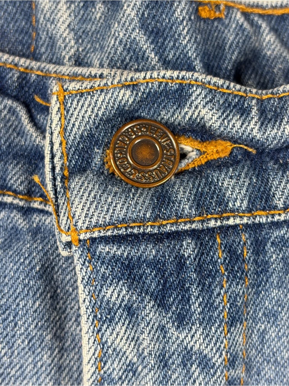 Vtg Levi’s 505 Orange Tab Jeans W36 L32 Made in USA 575 Straight Leg